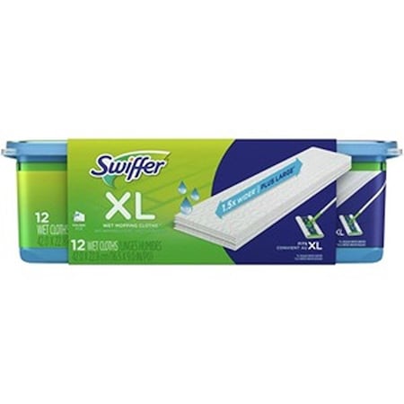Swiffer Mopping Sweeper Wet Refill, 12PK PGC74471